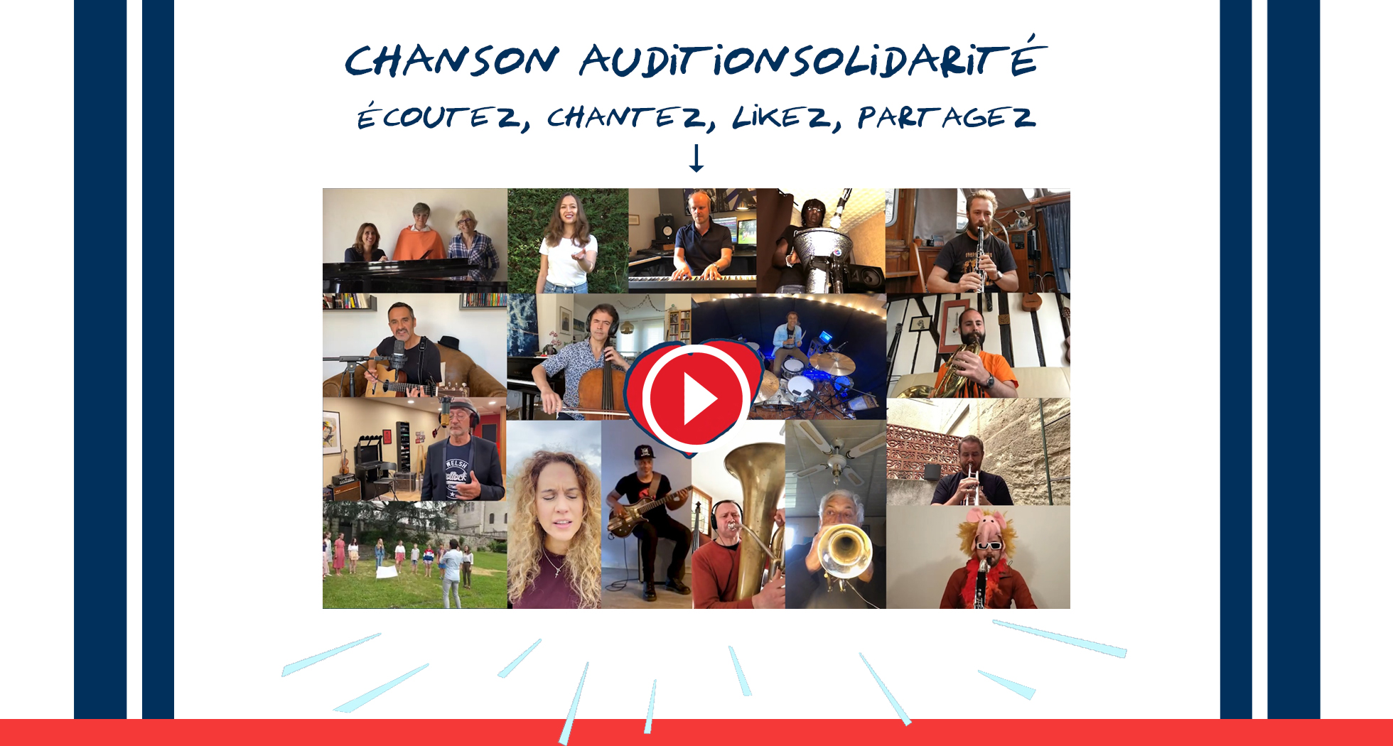 AuditionSolidarité sort sa chanson !